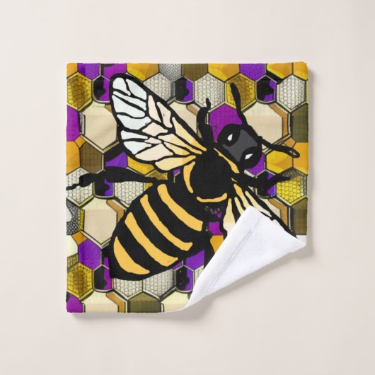 Mooie bijen bad handdoek (Wasdoekje)