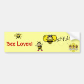 Mooie bijen bumpersticker (Voorkant)
