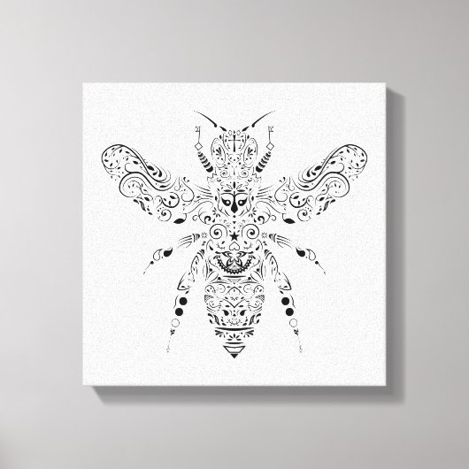 mooie bijen canvas afdruk (Voorkant)