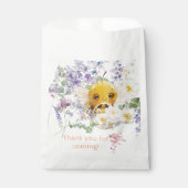 Mooie bijen gunst zakken bedankzakje (Voorkant)