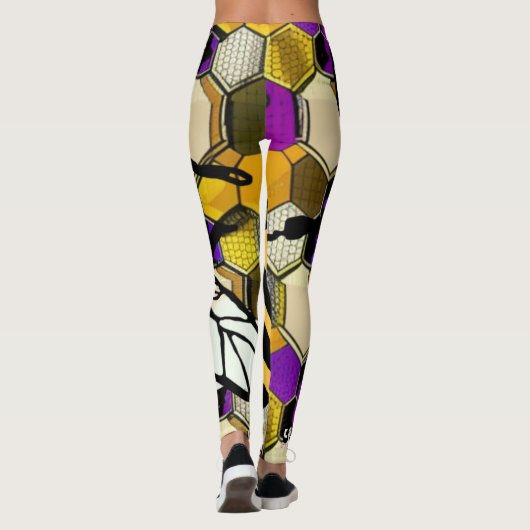 Mooie bijen leggings (Achterkant)