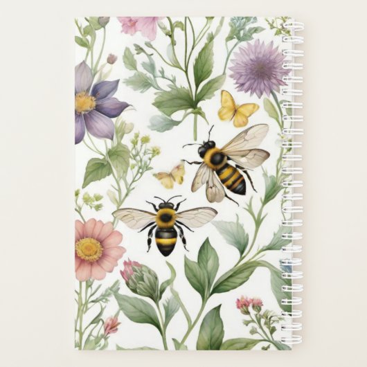 Mooie bijen planner (Achterkant)