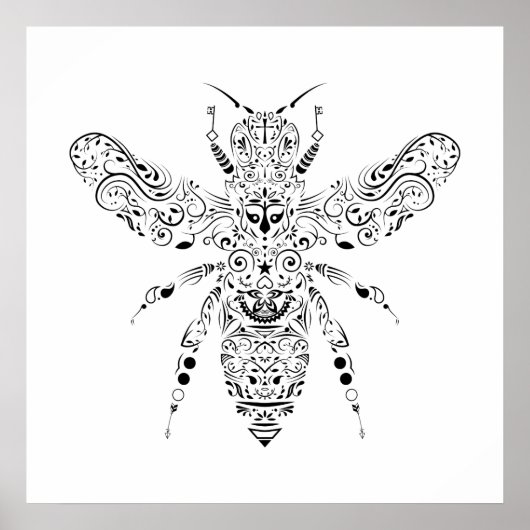 mooie bijen poster (Voorkant)