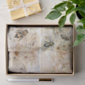 Mooie bijen tissuepapier (Geschenk)