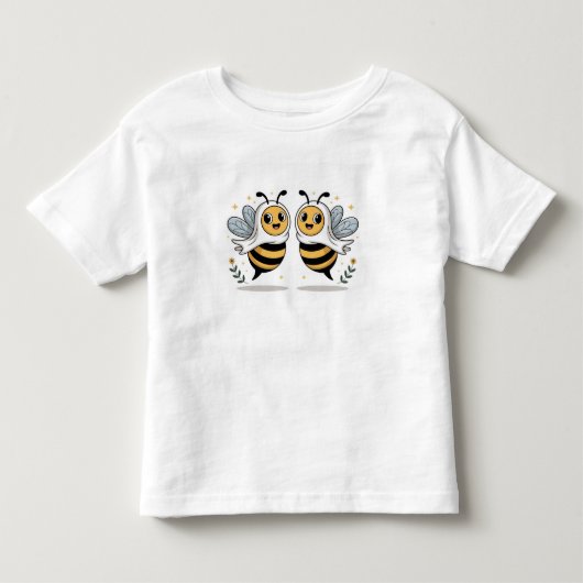 Mooie Bijillustratie voor Kinderen Kinder Shirts (Voorkant)