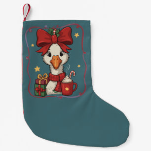 Mooie bijpassende Kerstgans Grappige Familie Eende Kleine Kerstsok
