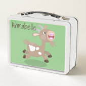 Mooie billy geit cartoon illustratie (Achterkant)