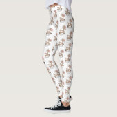 Mooie billy geit cartoon illustratie leggings (Links)