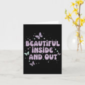 Mooie binnen en buiten Schattigee vlinderlavendel  Kaart (Gele Bloem)