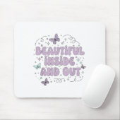 Mooie binnen en buiten Schattigee vlinderlavendel  Muismat (Met muis)