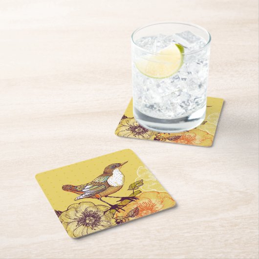 Mooie Bird Onderzetter Set (Insitu)