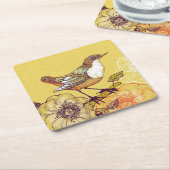 Mooie Bird Onderzetter Set (Schuin)