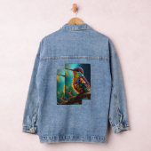 Mooie Bird Printed Denim jas Jacket (Hangar)