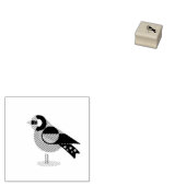 Mooie Bird Rubber Stamp voor Custom Creations Rubberstempel (Gestempeld)