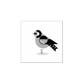 Mooie Bird Rubber Stamp voor Custom Creations Rubberstempel (Afrduk)