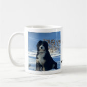Mooie Birdie de Bernedoodle Coffee Mok (Links)