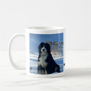 Mooie Birdie de Bernedoodle Coffee Mok