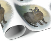 Mooie Birmese kat Cadeaupapier (Rol Hoek)
