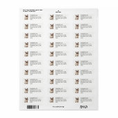 Mooie Birmese kat label (Full Sheet)