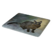 Mooie Birmese kat Snijplank (Hoek)