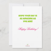 Mooie Black Queen Verjaardag Kaart (Achterkant)