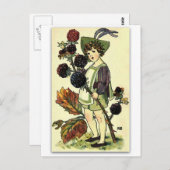 Mooie Blackberry van NELLIE BENSON Briefkaart (Voorkant / Achterkant)