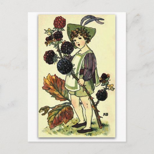 Mooie Blackberry van NELLIE BENSON Briefkaart (Voorkant)