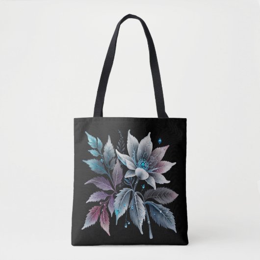 Mooie bladeren en bloemen tote bag (Voorkant)