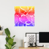 Mooie bladeren kunst poster (Thuiskantoor)