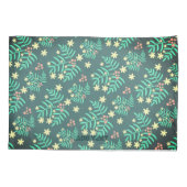 Mooie bladeren patroon groen kussensloop (Achterkant)