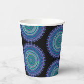 Mooie blauw- en groenboek-cups papieren bekers (Links)