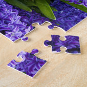 Mooie blauw/Paarse hyacinten Legpuzzel (Zijkant)