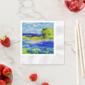 mooie blauwbonnetjes servetten (Insitu)