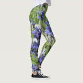 Mooie blauwbonnetvlies leggings (Rechts)