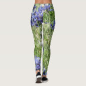 Mooie blauwbonnetvlies leggings (Achterkant)