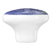 Mooie Blauwe Aarde Zonnestelsel Planeet Huis Keramische Knop (Zijkant)