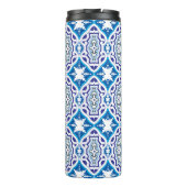 💙 Mooie blauwe Azulejos, IV, Thermosbeker (Achterkant)