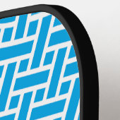 Mooie blauwe baksteen Modern Pro Pickleball Paddle (Links Detail)