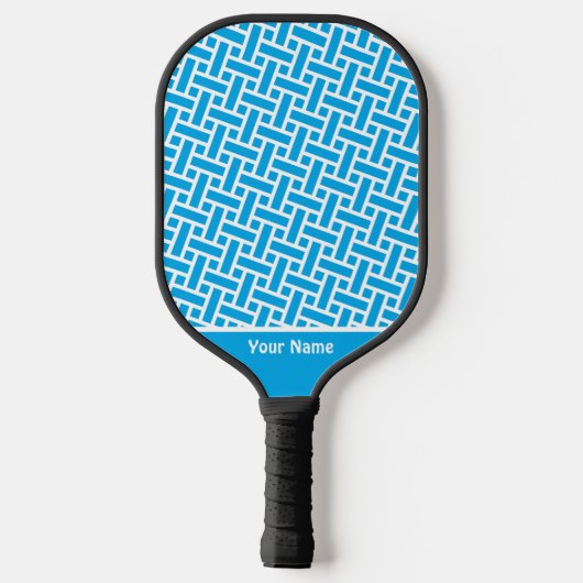 Mooie blauwe baksteen Modern Pro Pickleball Paddle (Achterkant)