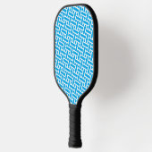 Mooie blauwe baksteen Modern Pro Pickleball Paddle (Links)