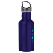 Mooie Blauwe Beach fles (Achterkant)