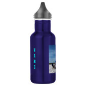 Mooie Blauwe Beach fles (Links)