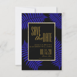 Mooie Blauwe Blad Varens  Save The Date