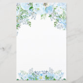 Mooie blauwe bloem (Voorkant)