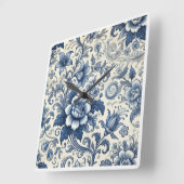 Mooie blauwe bloem klok (Hoek)