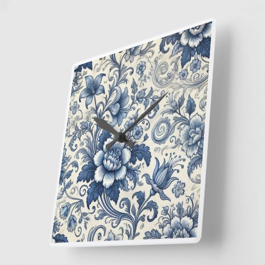 Mooie blauwe bloem klok (Hoek)