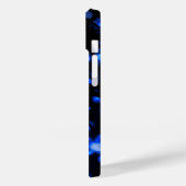 Mooie Blauwe Bloem Lichtjes Case-Mate iPhone Case (Achterkant / Links)