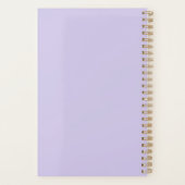 Mooie Blauwe Bloem Planner (Achterkant)
