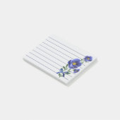 Mooie Blauwe Bloem  Post-it® Notes (Schuin)
