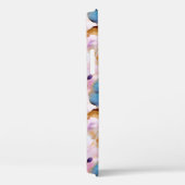 Mooie blauwe bloemen Alcohol inkt pastel Case-Mate iPhone Case (Achterkant / Rechts)